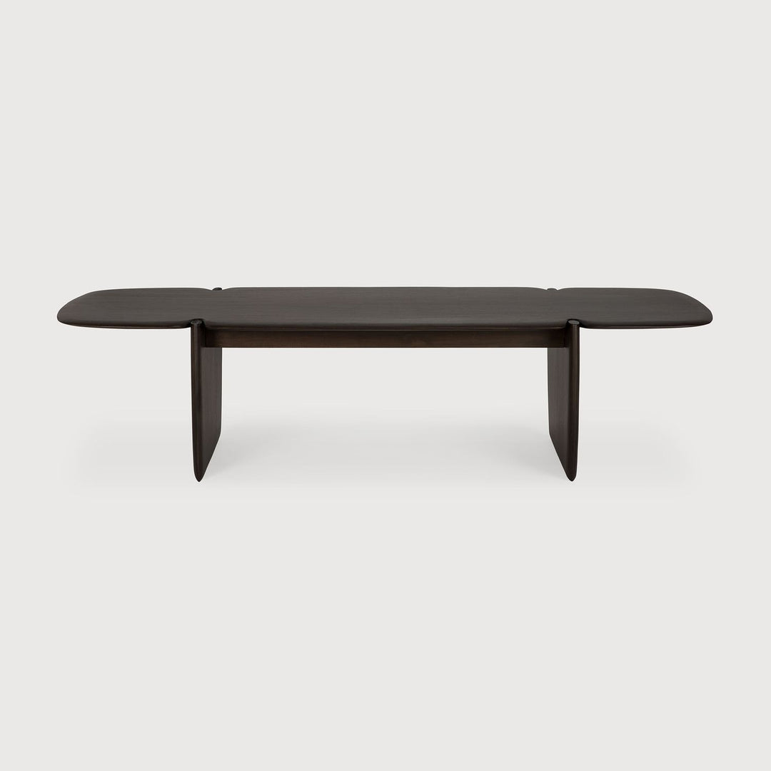 PI Coffee Table - 61 x 23 x 15 in, Mahogany dark brown view