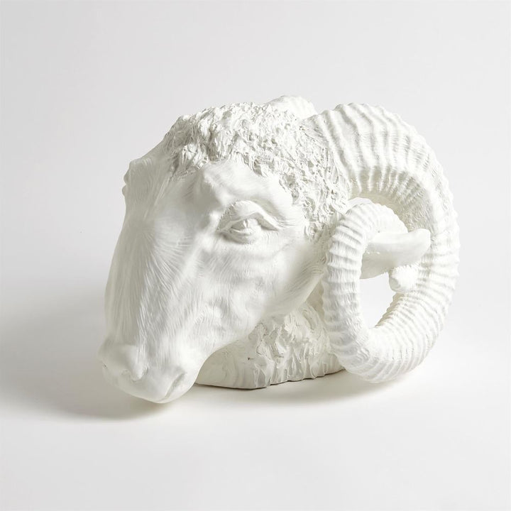 Decorative Objects Capricorn Sculpture-Matte White
