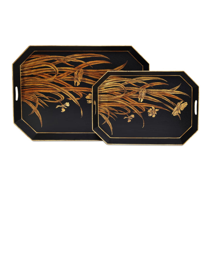 Serveware: Trays Glasshouse Tole Tray Set of 2
