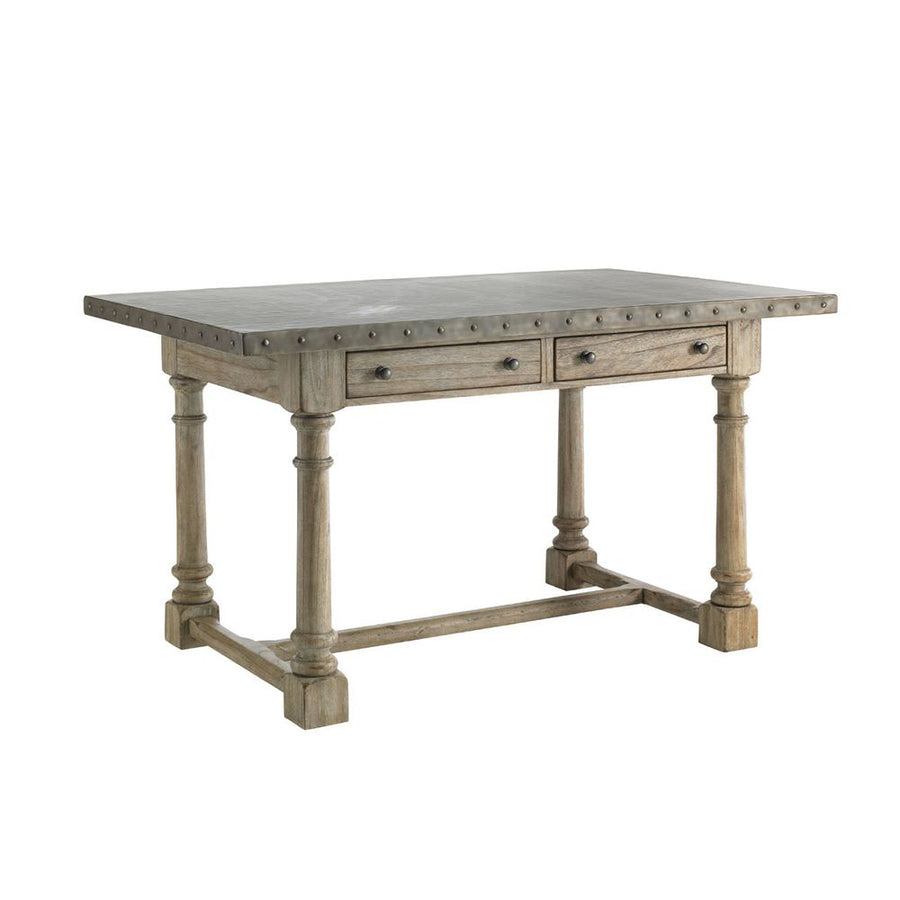 Kitchen Islands Shelter Island Bistro Table - Driftwood