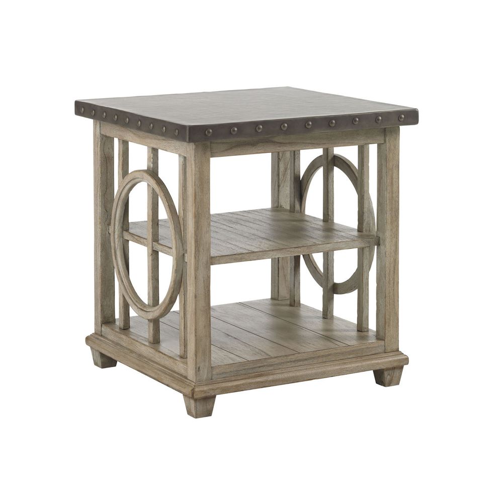 Side Tables Wyatt Lamp Table - Driftwood