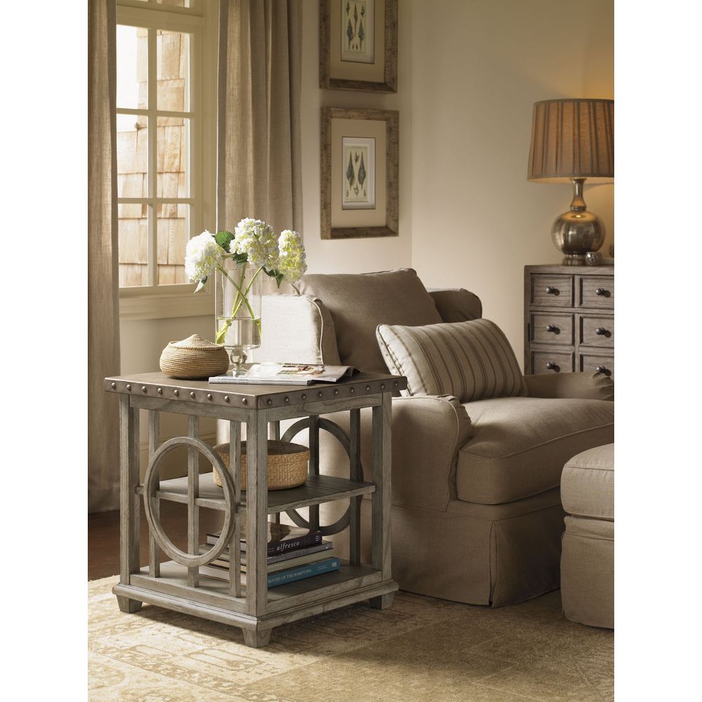 Side Tables Wyatt Lamp Table - Driftwood