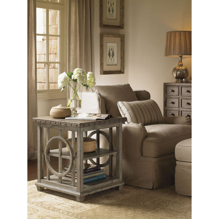 Side Tables Wyatt Lamp Table - Driftwood