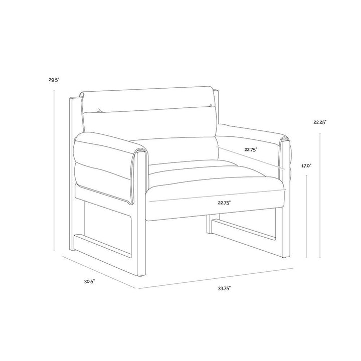 Ferguson Lounge Chair - Geralt Linen