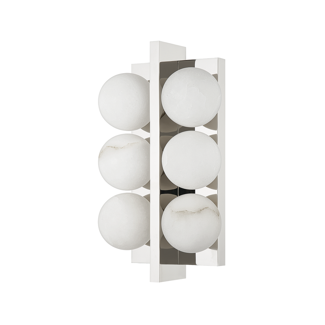 Emille Wall Sconce - Polished Nickel 6 Lights