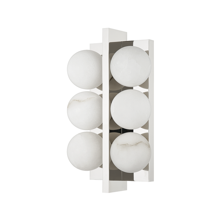 Emille Wall Sconce - Polished Nickel 6 Lights