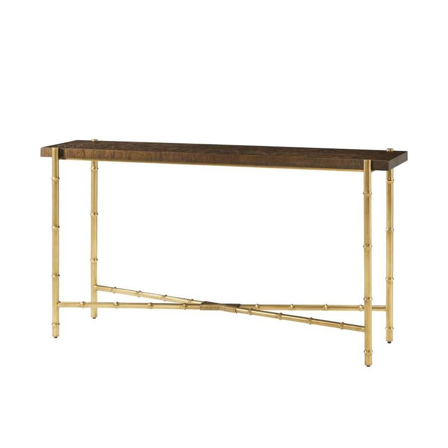 Kesden Console Table-Theodore Alexander-THEO-TA53075.C351-Console TablesPyramid Brown-1-France and Son