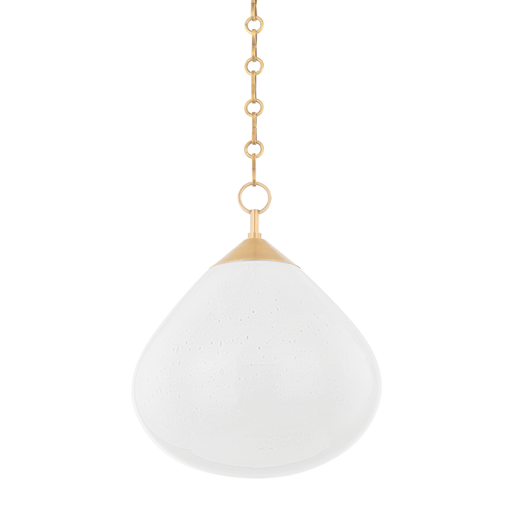 Semilla Pendant - Vintage Brass 14in