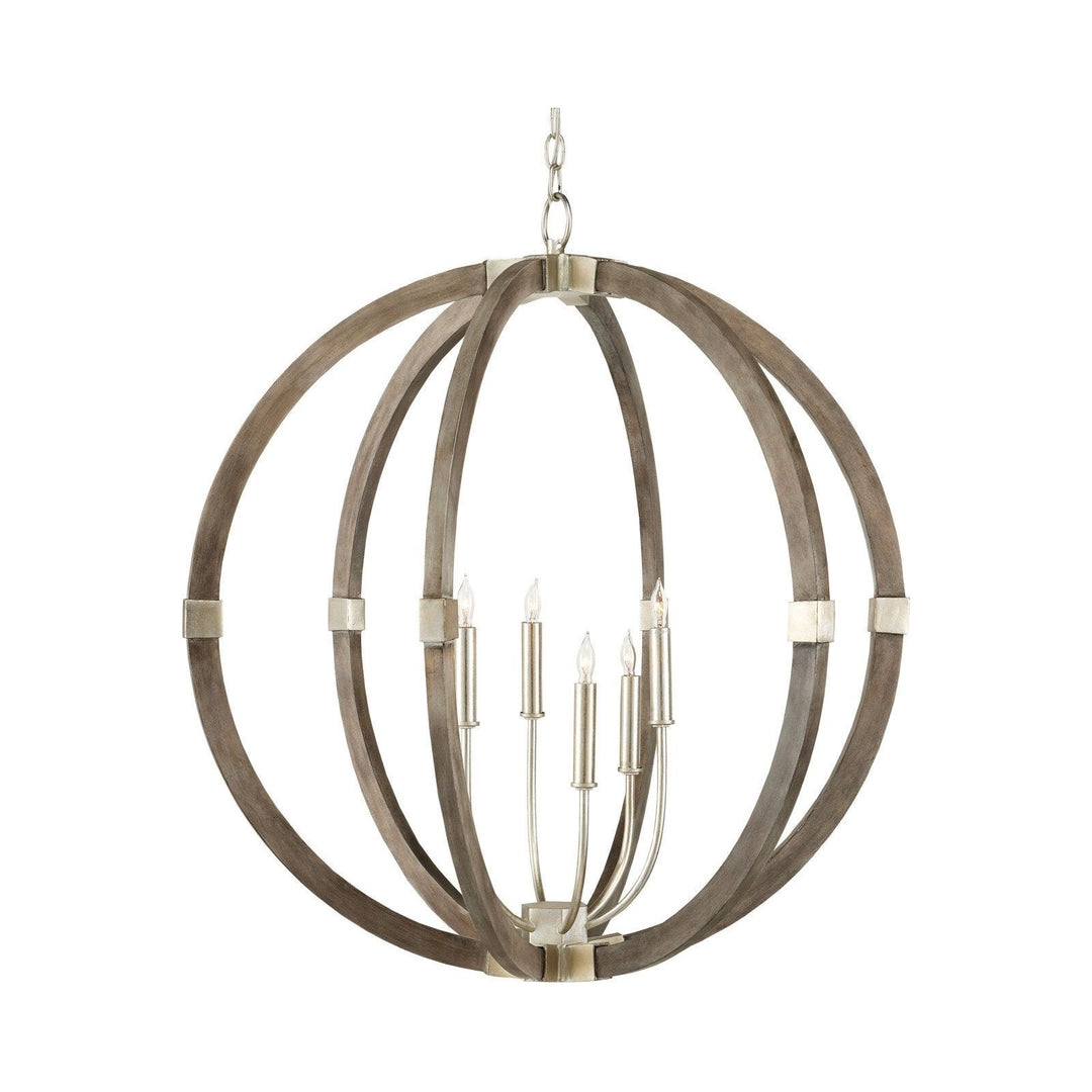 Bastian Gray Orb Lantern