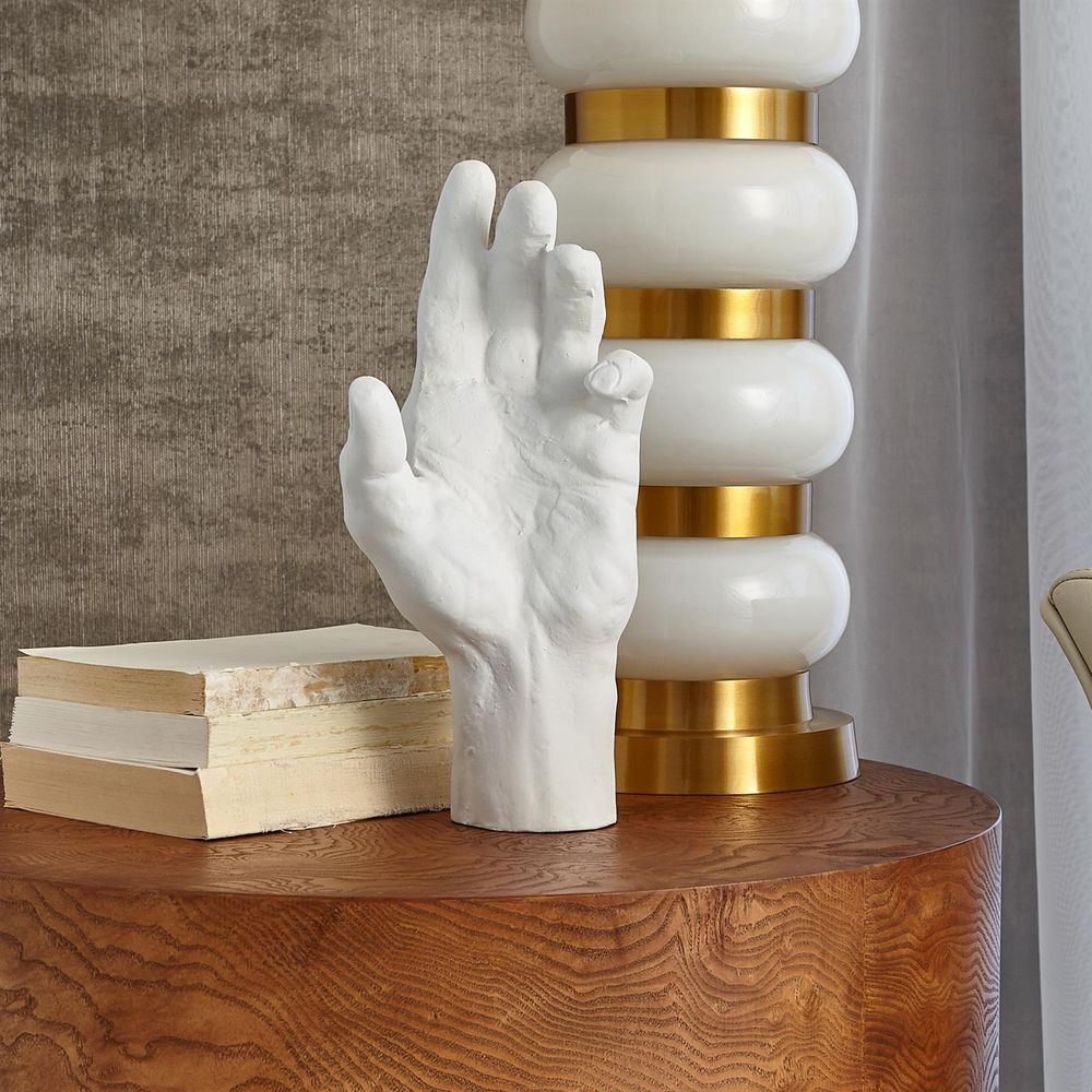 Decorative Objects Hand Resting-Matte White