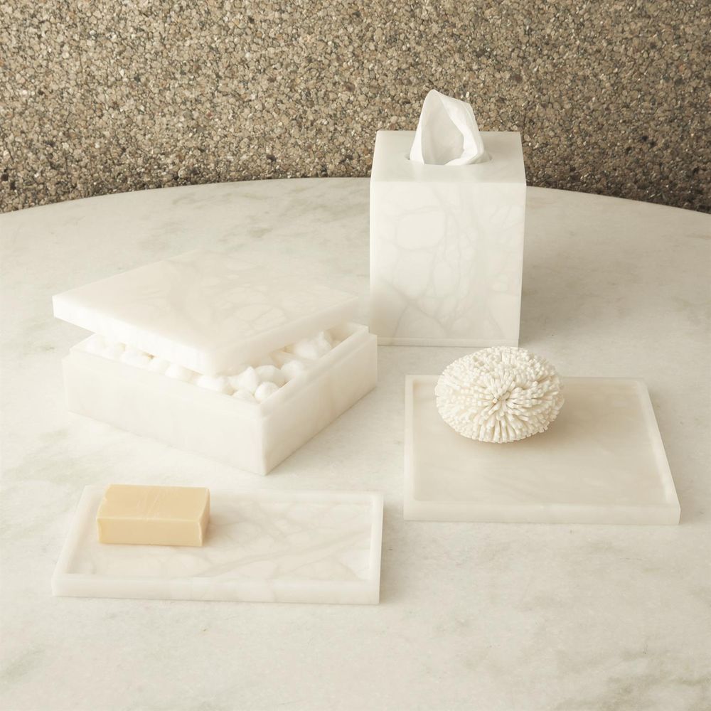 Alabaster Amenities Box