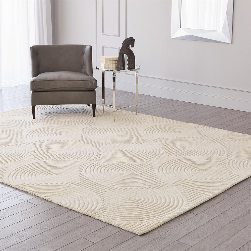 Rugs Arches Rug-Ivory/Ivory-12 x 18