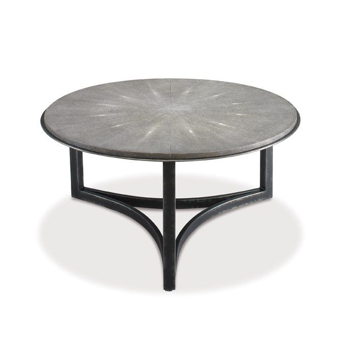 Side Tables Niko Cocktail Table - Charcoal Shagreen