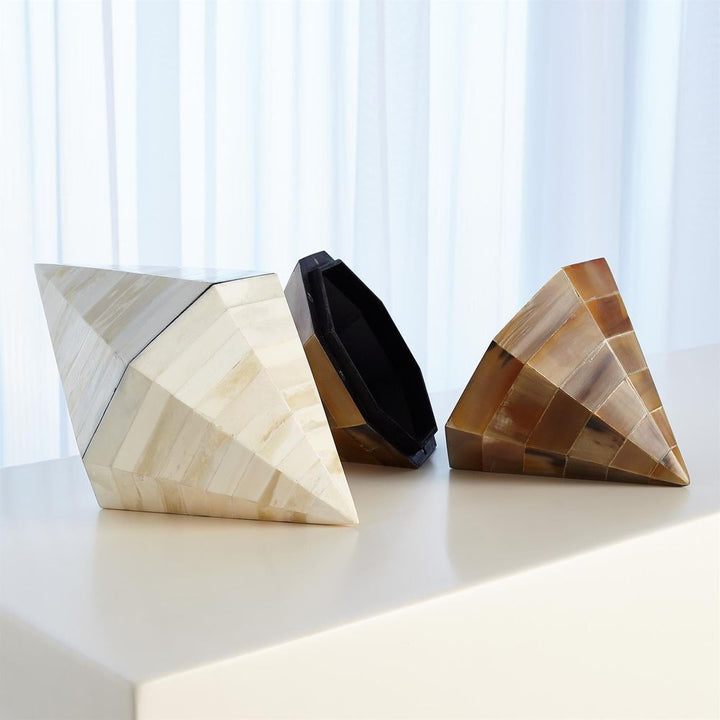 Boxes Triangle Cone Box-Brown Horn