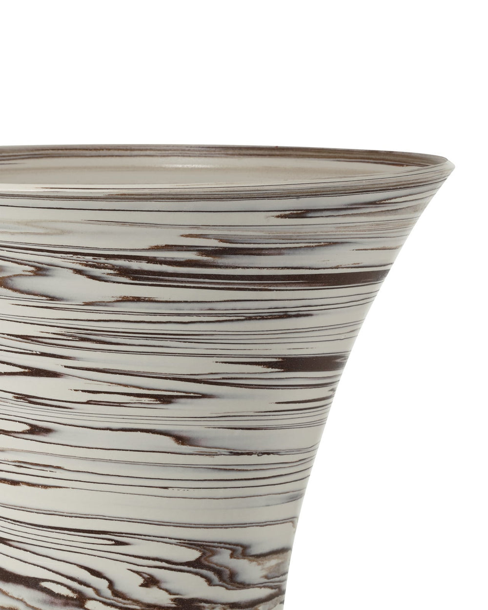 Vases Jejune Beige Large Footed Vase