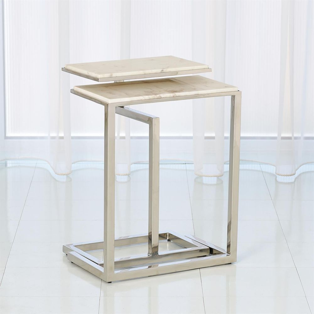 S/2 C-Nesting Tables-Nickel