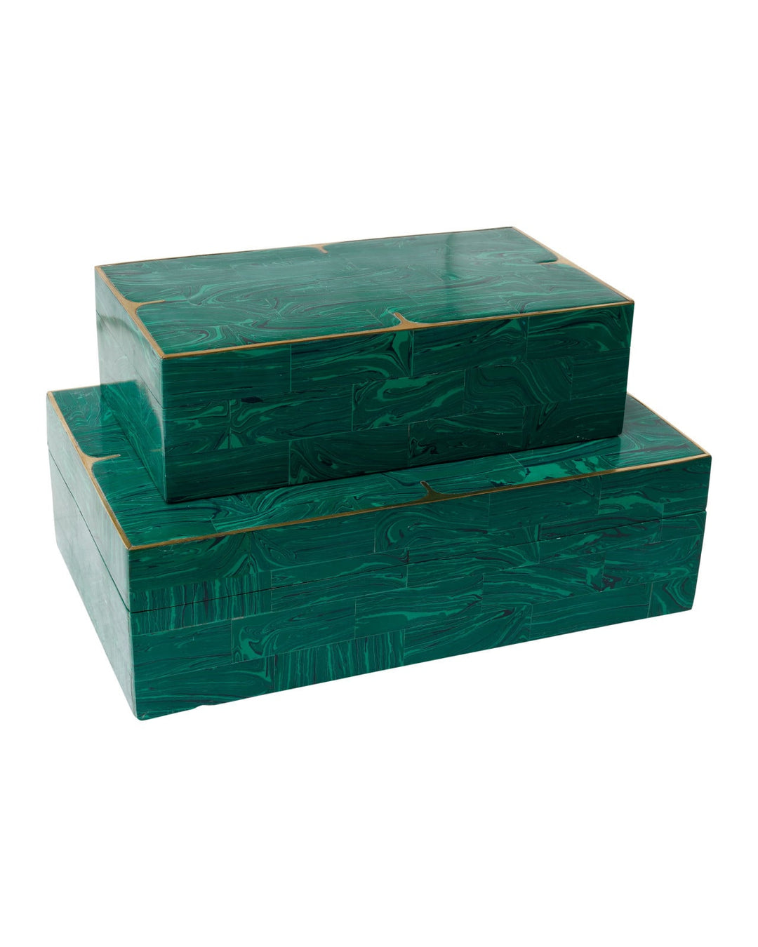 Boxes Orin Green Box Set of 2