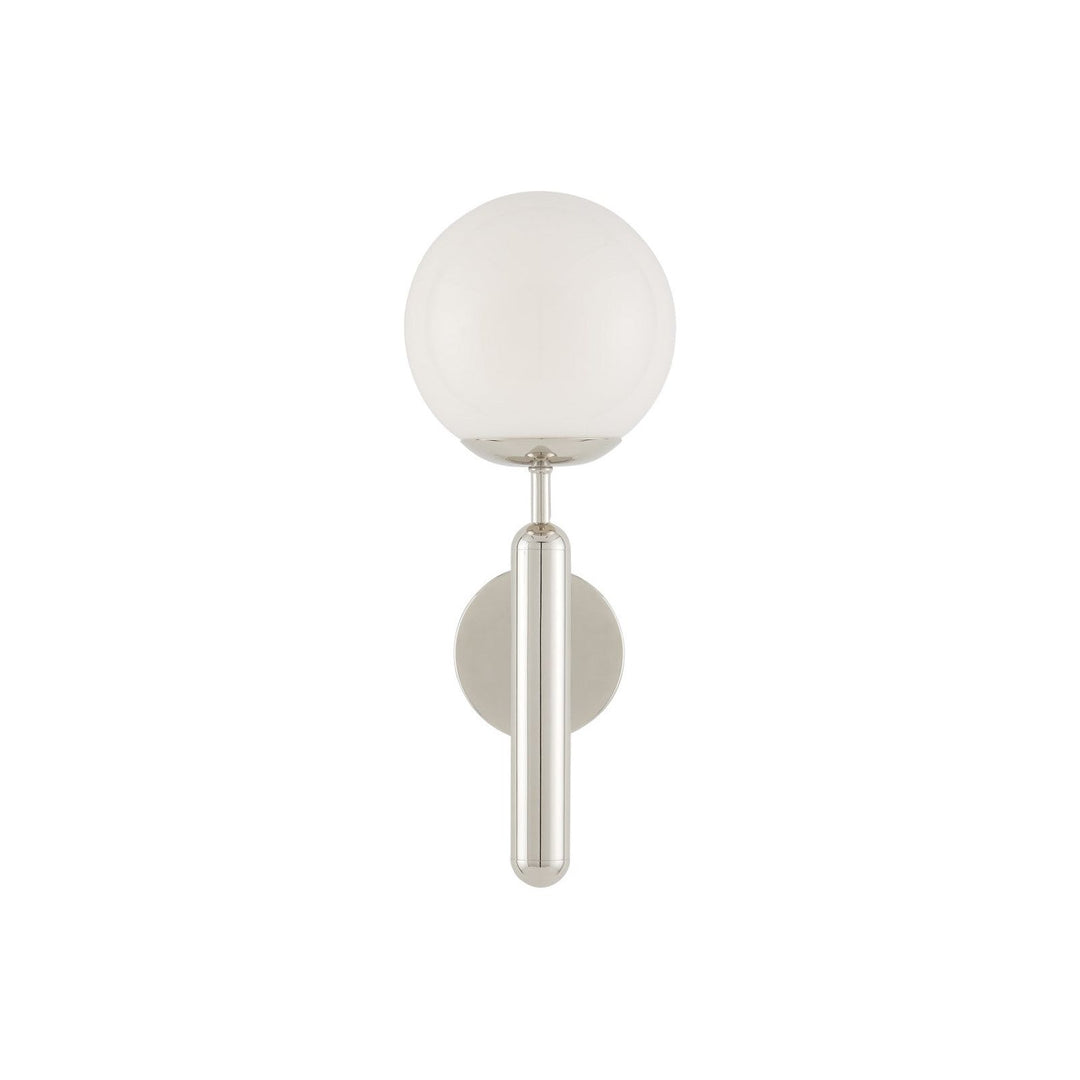 Barbican Single-Light Nickel Wall Sconce