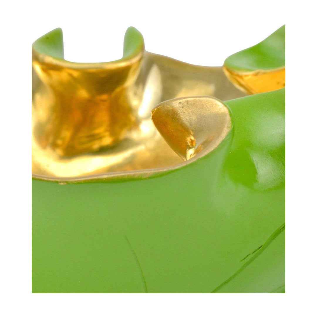 Wrapped Lotus Leaf Green Bowl