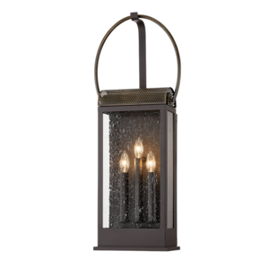 Holmes Wall Sconce-Troy Lighting-TROY-B7423-HZ/BR-Outdoor Wall Sconces-1-France and Son