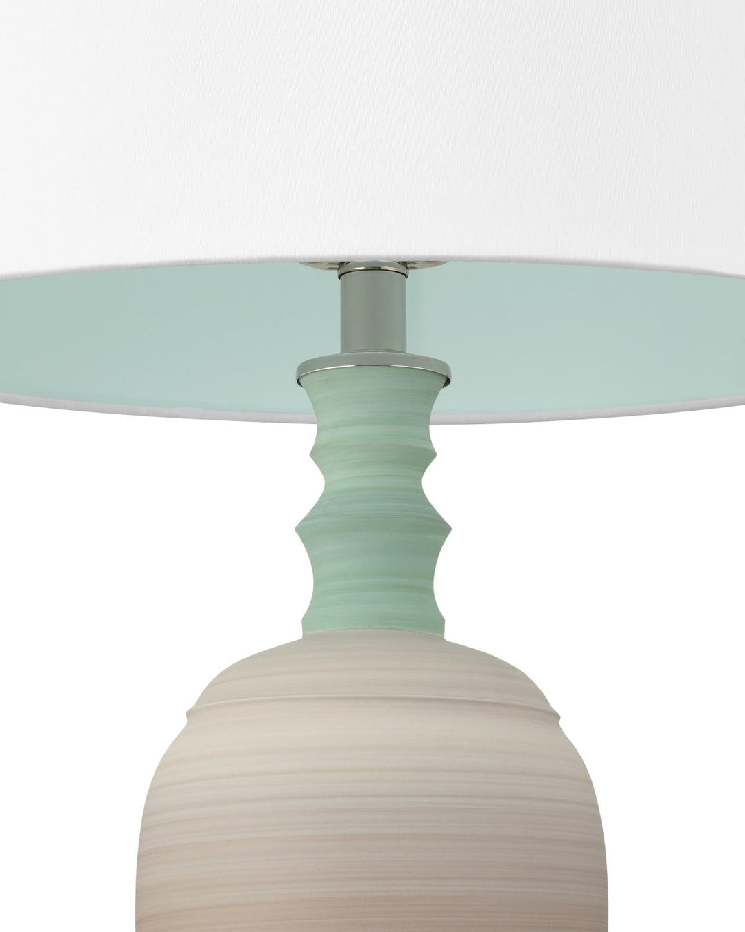 Table Lamps Happy 80's Brown & Pale Blue Table Lamp