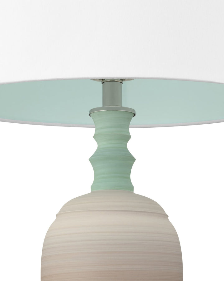 Table Lamps Happy 80's Brown & Pale Blue Table Lamp