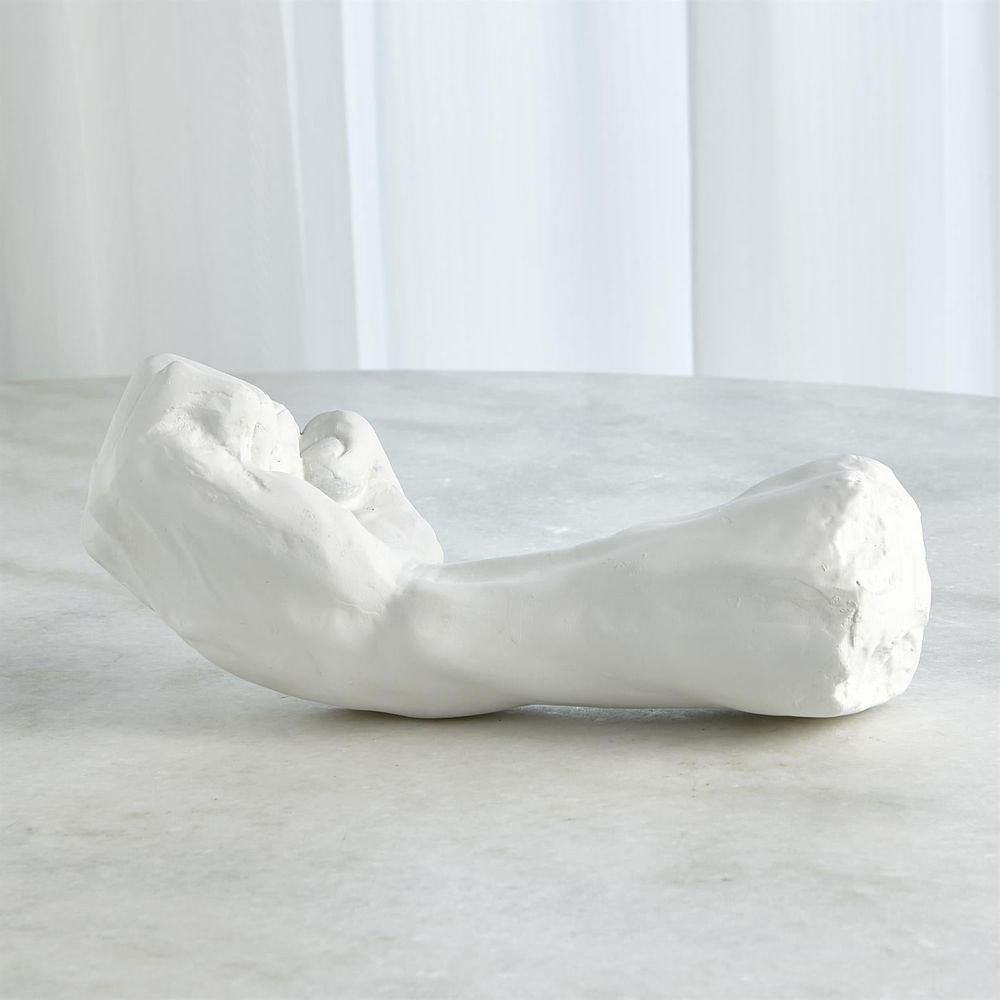 Hand Closed-Matte White