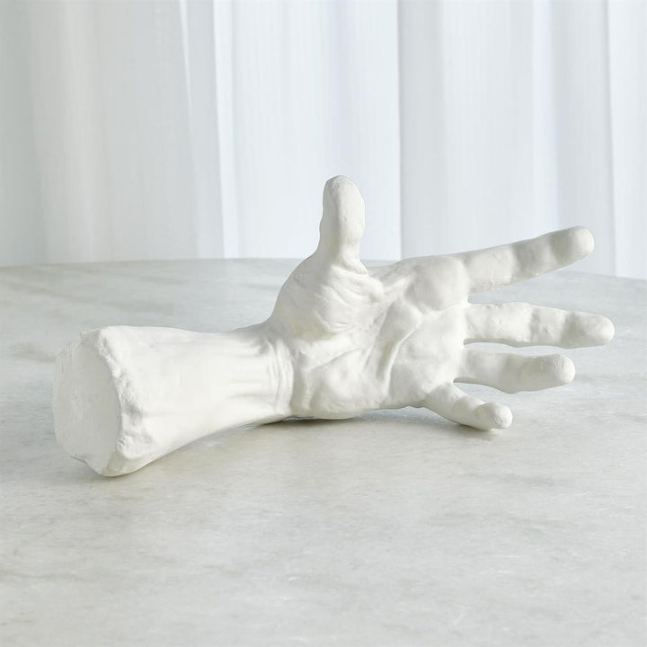 Decorative Objects Hand Sculpture-Matte White