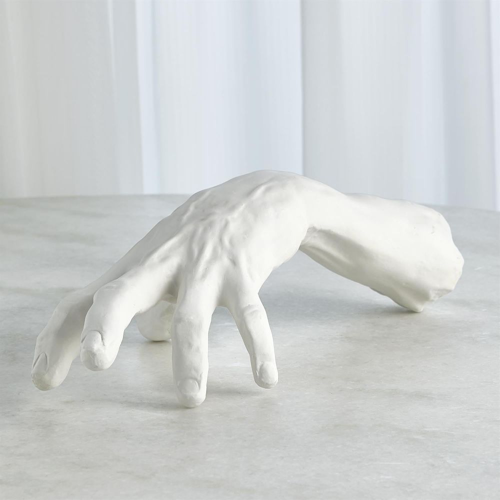 Decorative Objects Hand Sculpture-Matte White