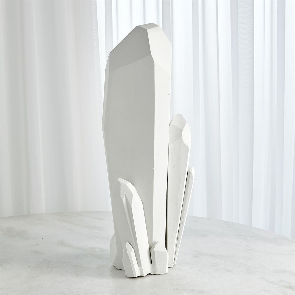 Decorative Objects Stone Sculpture-Matte White-Sm