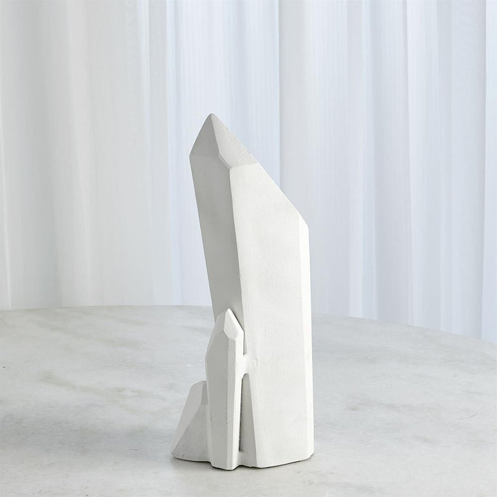 Decorative Objects Stone Sculpture-Matte White-Sm