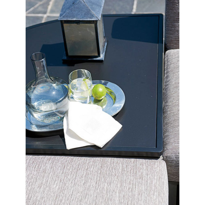 Outdoor Side Tables Sectional Corner Table - 0101 Gray