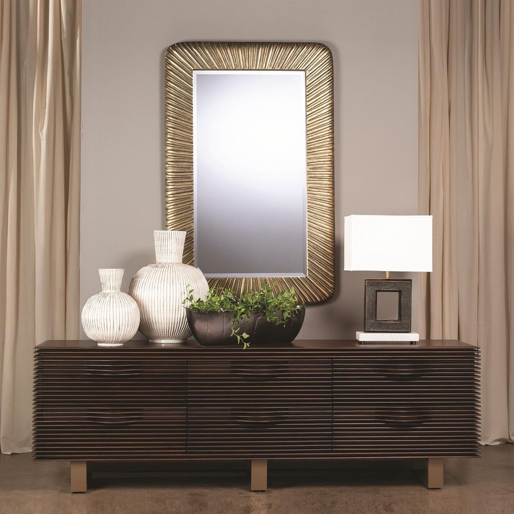 Furrow Sphere Vase-Lg