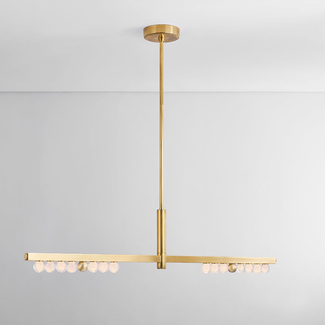 Annecy Linear - Vintage Brass 2 Lights