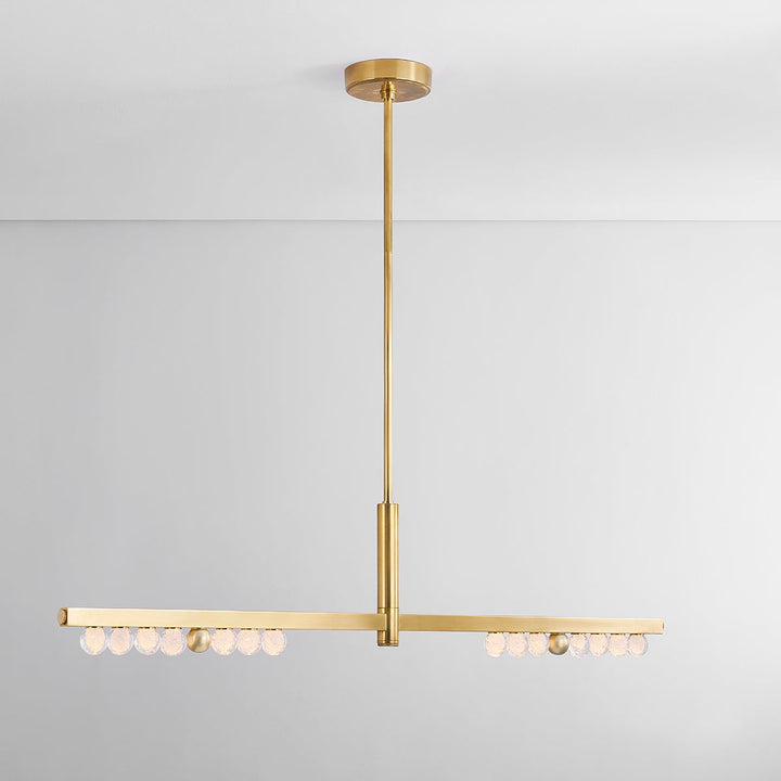 Annecy Linear - Vintage Brass 2 Lights