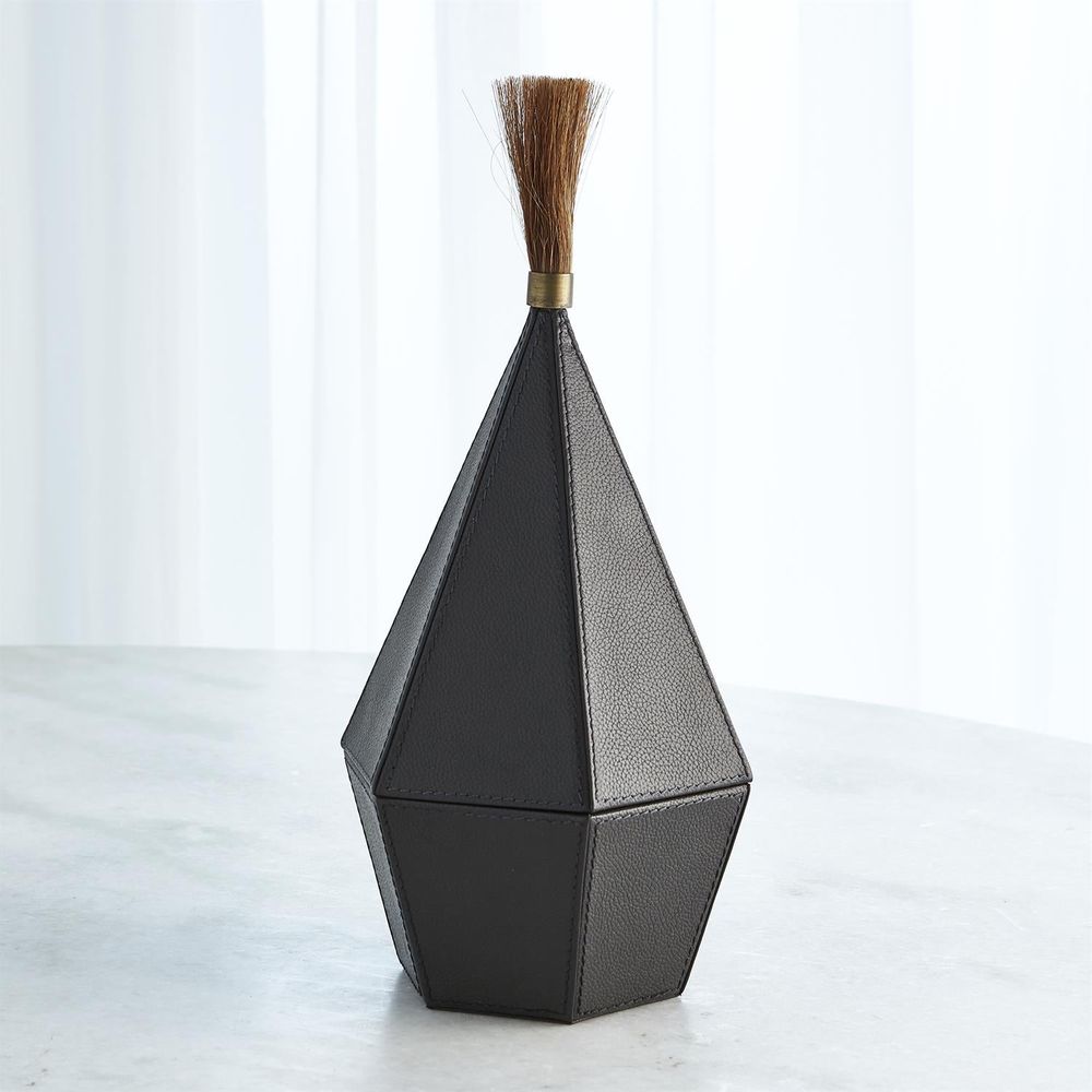 Zephyr Box-Graphite Leather-Sm