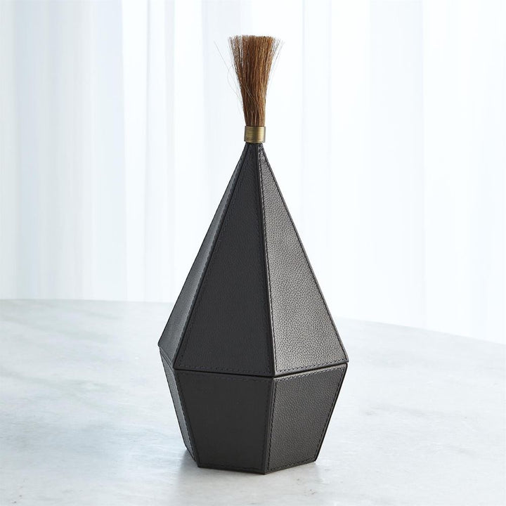 Zephyr Box-Graphite Leather-Sm