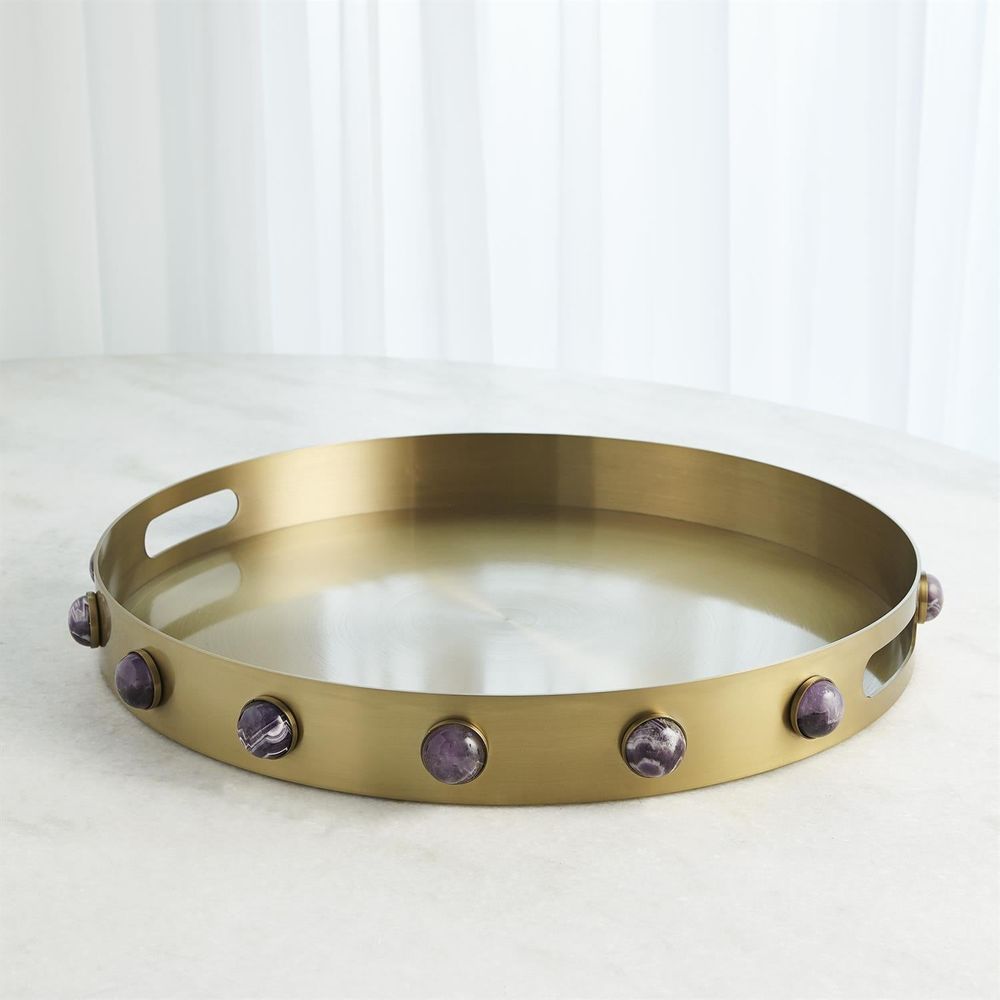 Serveware: Trays Pandora Amethyst Tray