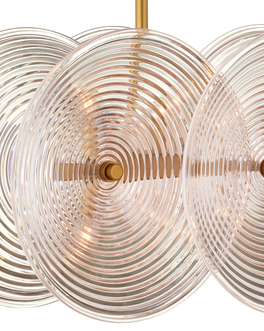 Chandeliers Whirlwind Rectangular Pink Chandelier