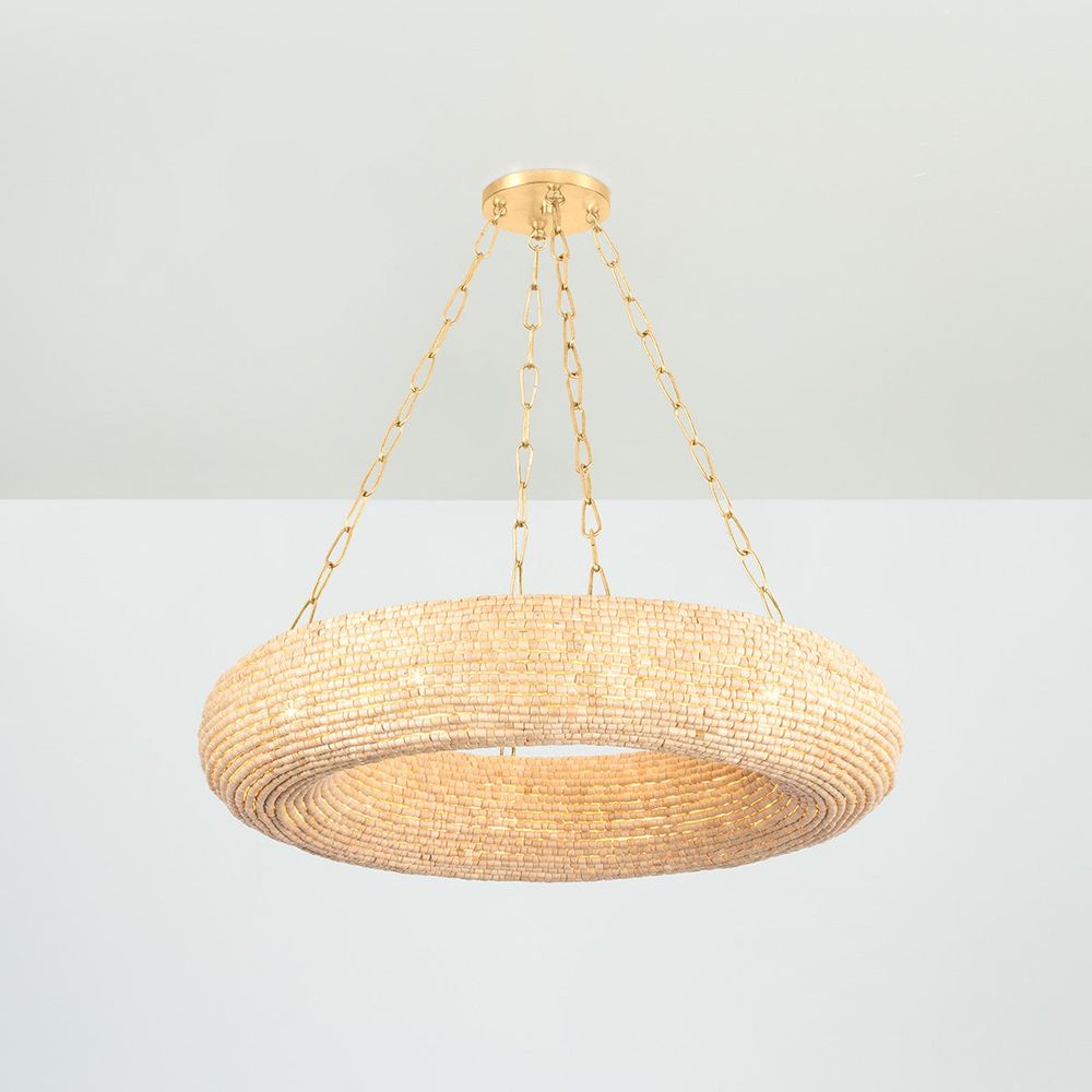 Chandeliers Lure Chandelier - Vintage Gold Leaf 10 Lights