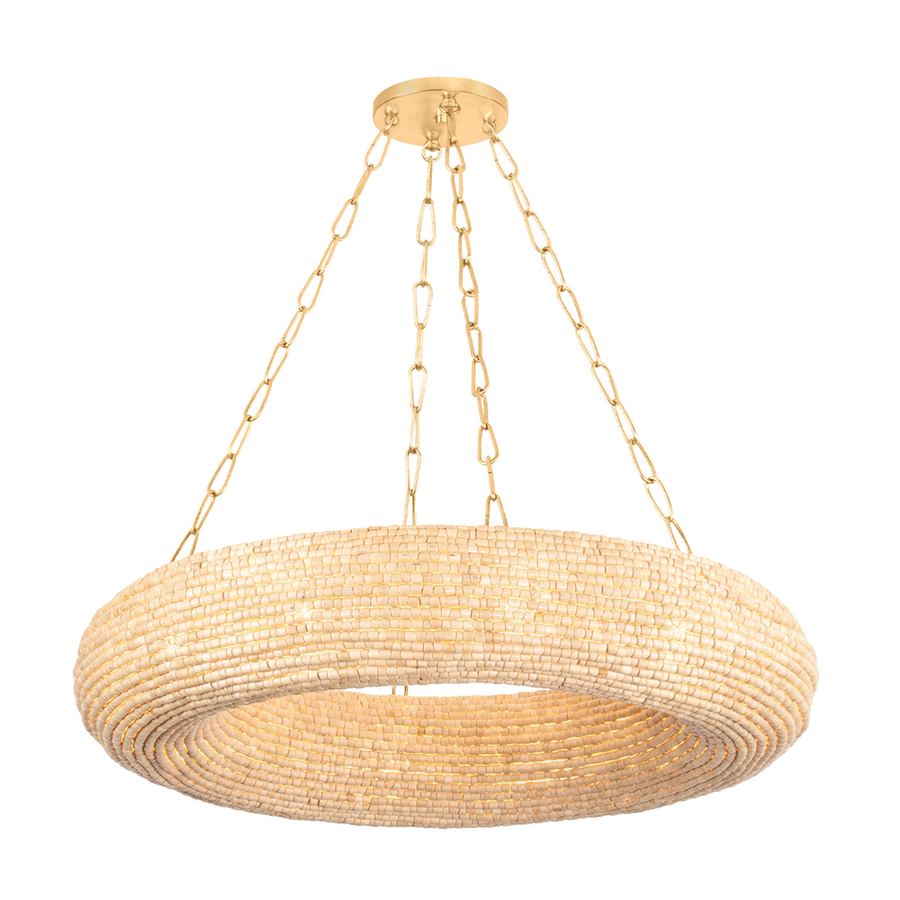 Chandeliers Lure Chandelier - Vintage Gold Leaf 10 Lights