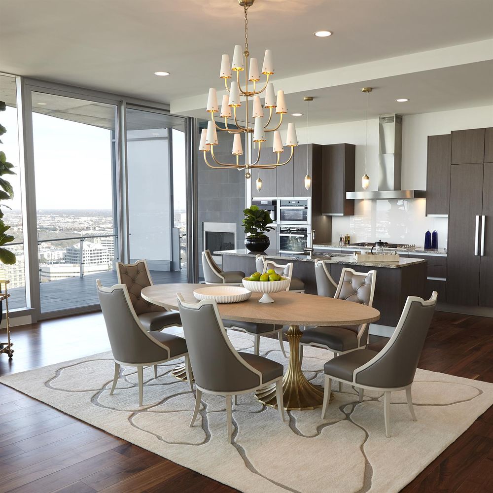 Dining Chairs Logan Dining Chair-Antique White-Chesterfield Grey Leather