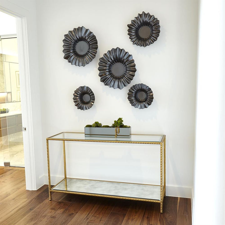 Console Tables Stud Console Table-Gold Leaf