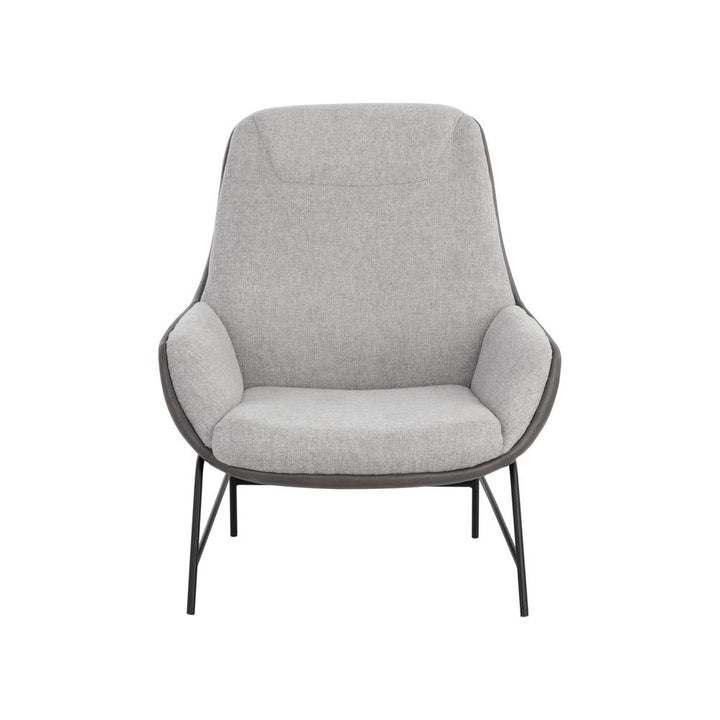 Lounge Chairs Lucier Lounge Chair - Belfast Heather Grey / Bravo Ash