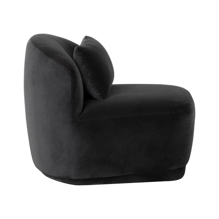 Lounge Chairs Soraya Swivel Armless Chair - Shadow Grey