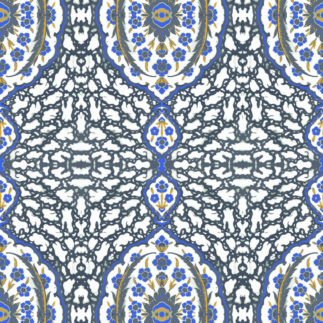 Ottoman Jewel Wallpaper-Mitchell Black-MITCHB-WC380-4-PM-10-Wall DecorPatterns Royal-Premium Matte Paper-11-France and Son