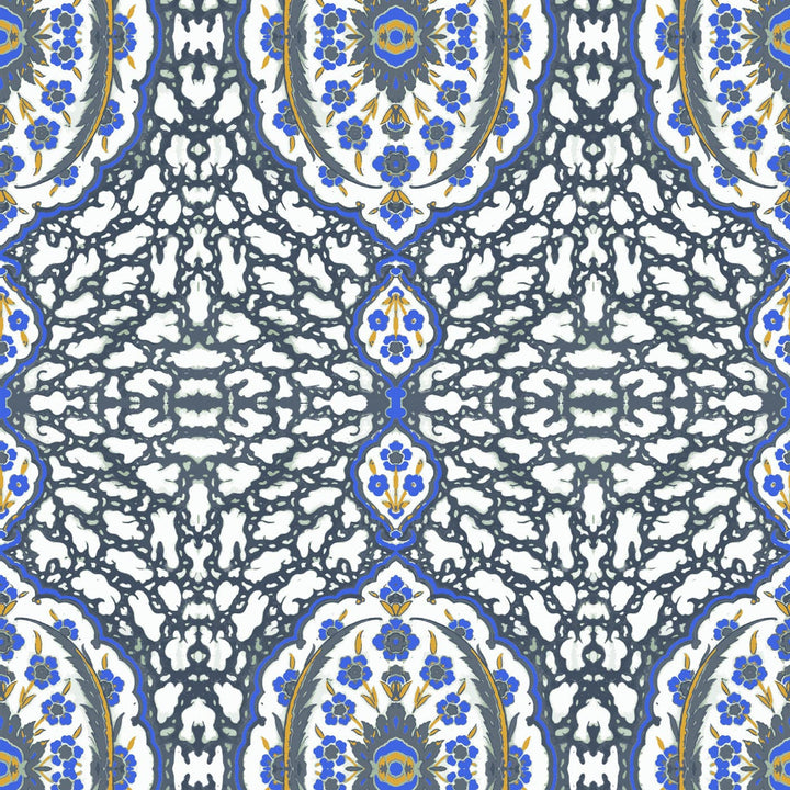 Ottoman Jewel Wallpaper-Mitchell Black-MITCHB-WC380-4-PM-10-Wall DecorPatterns Royal-Premium Matte Paper-11-France and Son