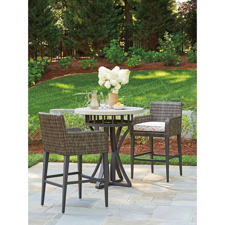 Outdoor Side Tables High/Low Bistro Table - 0102 Driftwood