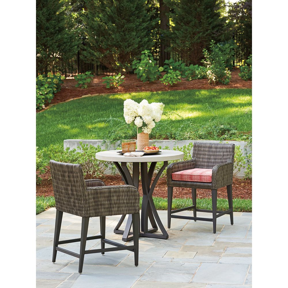 Outdoor Side Tables High/Low Bistro Table - 0102 Driftwood