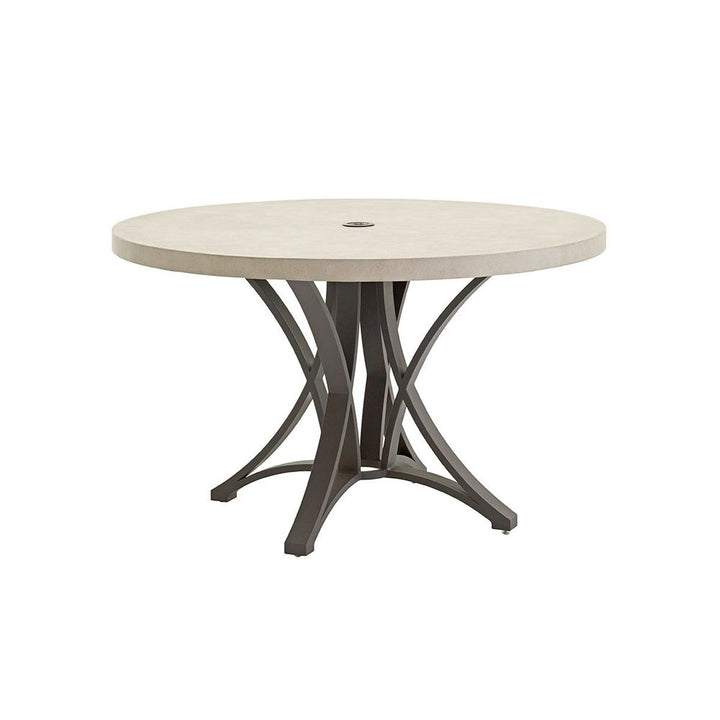 Outdoor Dining Tables Dining Table W/Weatherstone Top - Driftwood